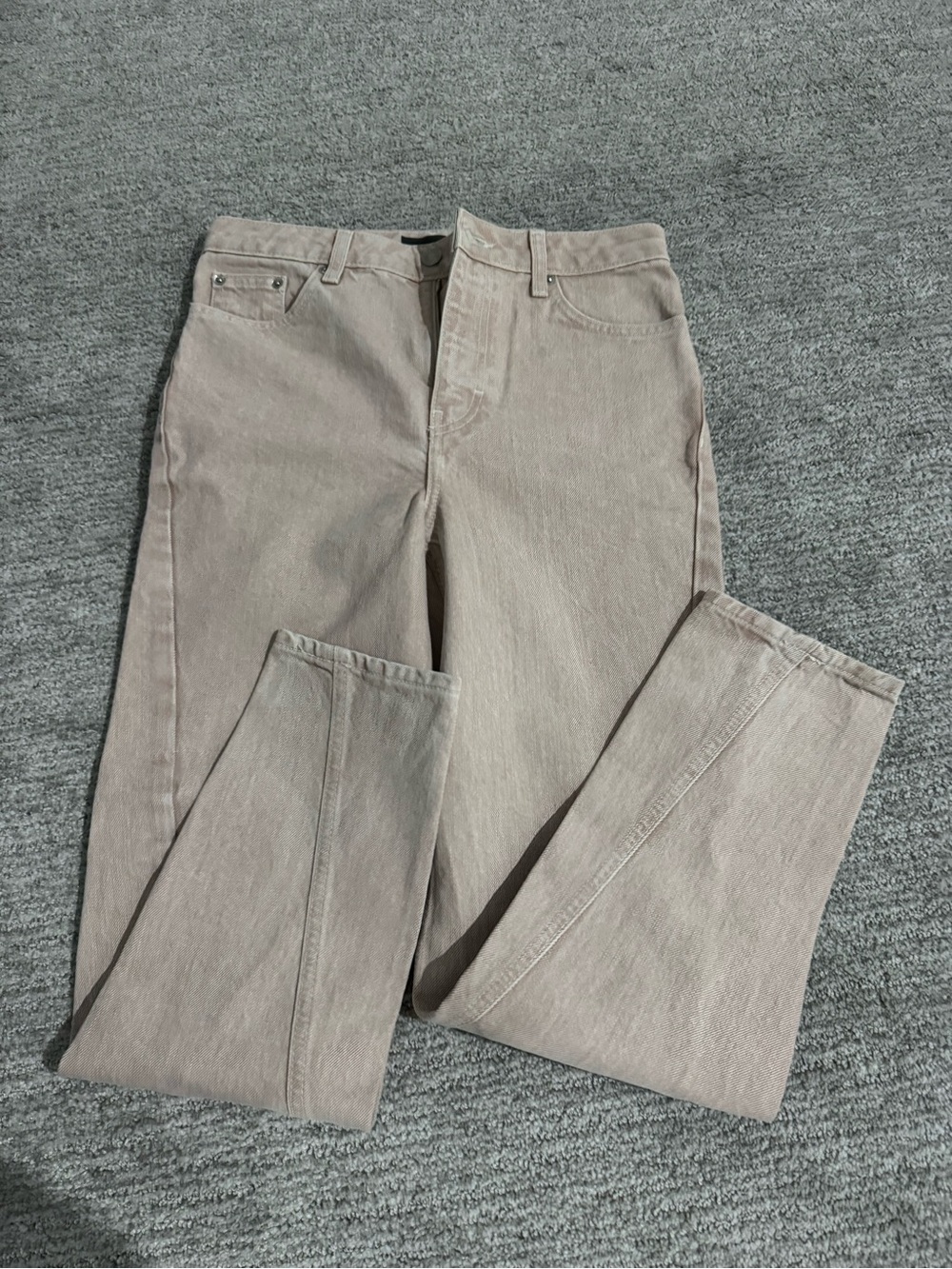 Topshop women jeans in Light Taupe